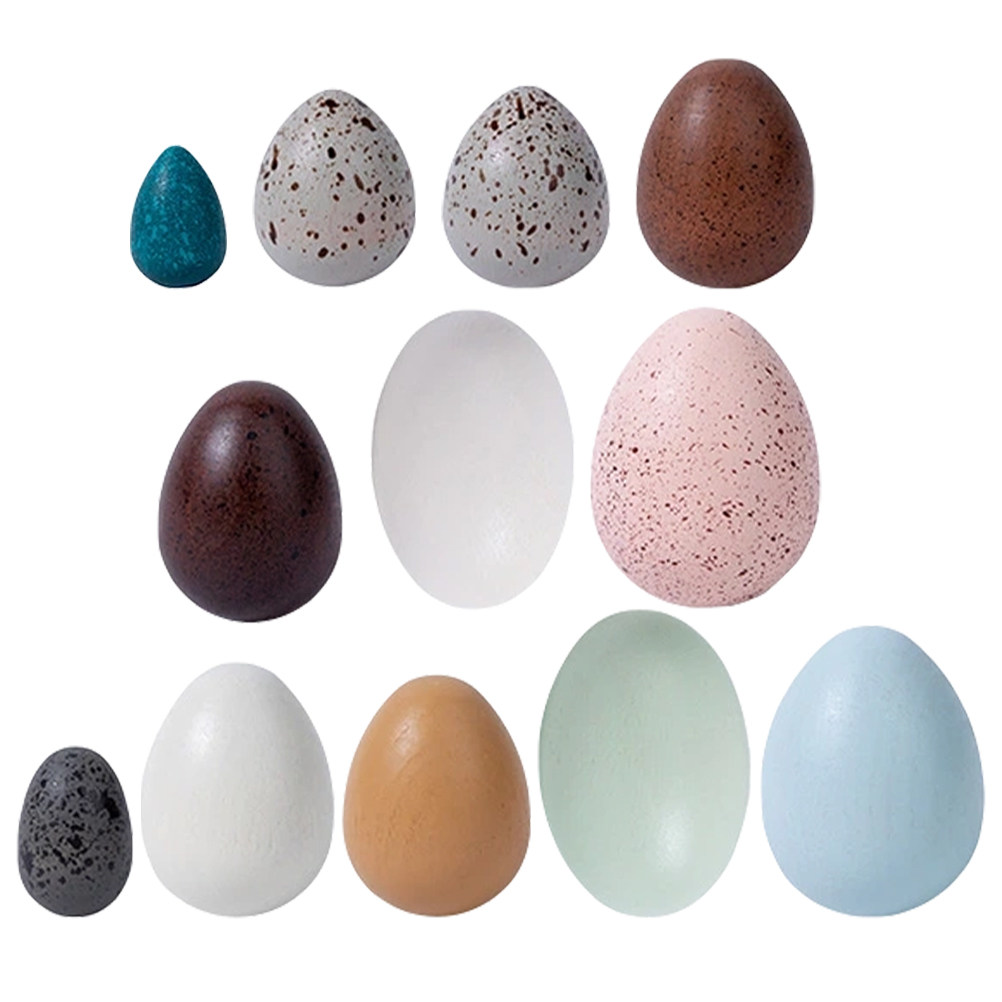 Kids Toys Easter - 1Set Wooden Fake Eggs for Easter