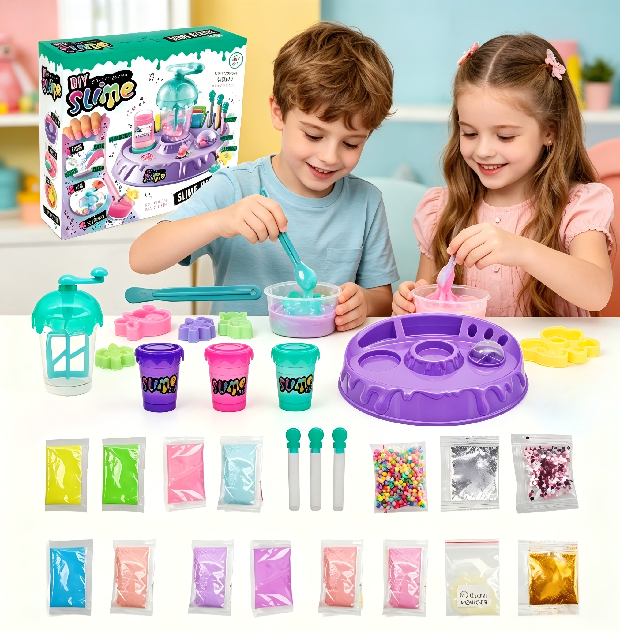Slime Making Kit - DIY Slime Factory Kit for Kids