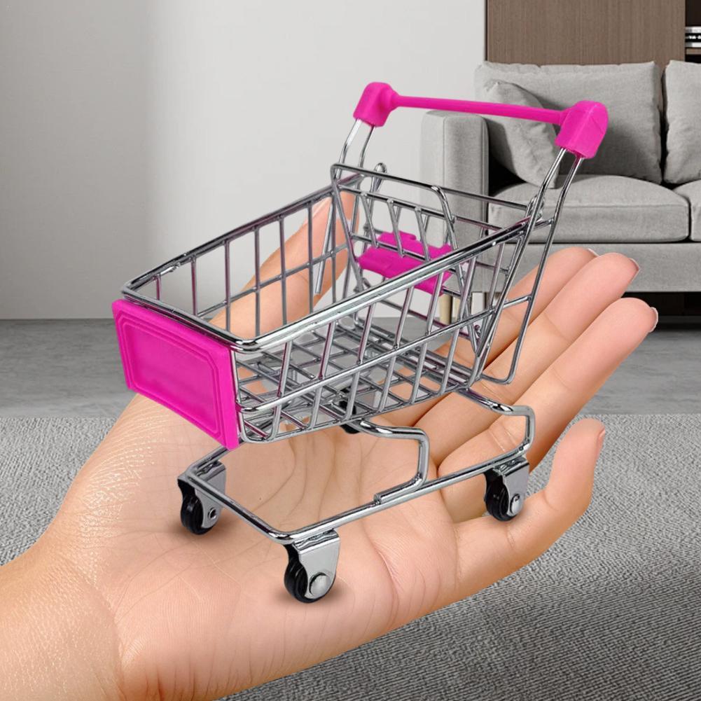 Kids Toys Shop - Metal Mini Toy Shopping Cart Realistic