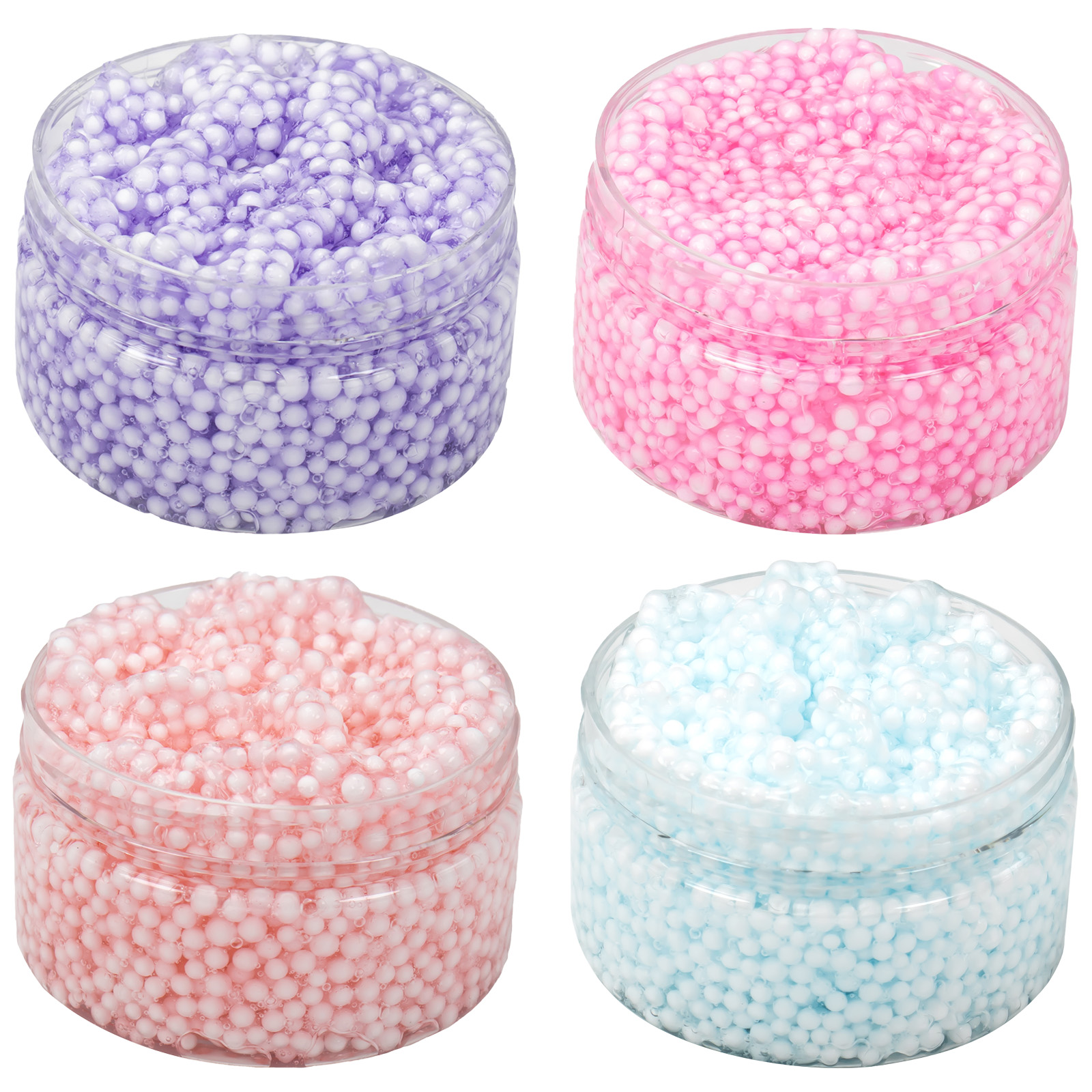 Slime Making Kit - 120ml Foam Balls Crystal Slime Kit
