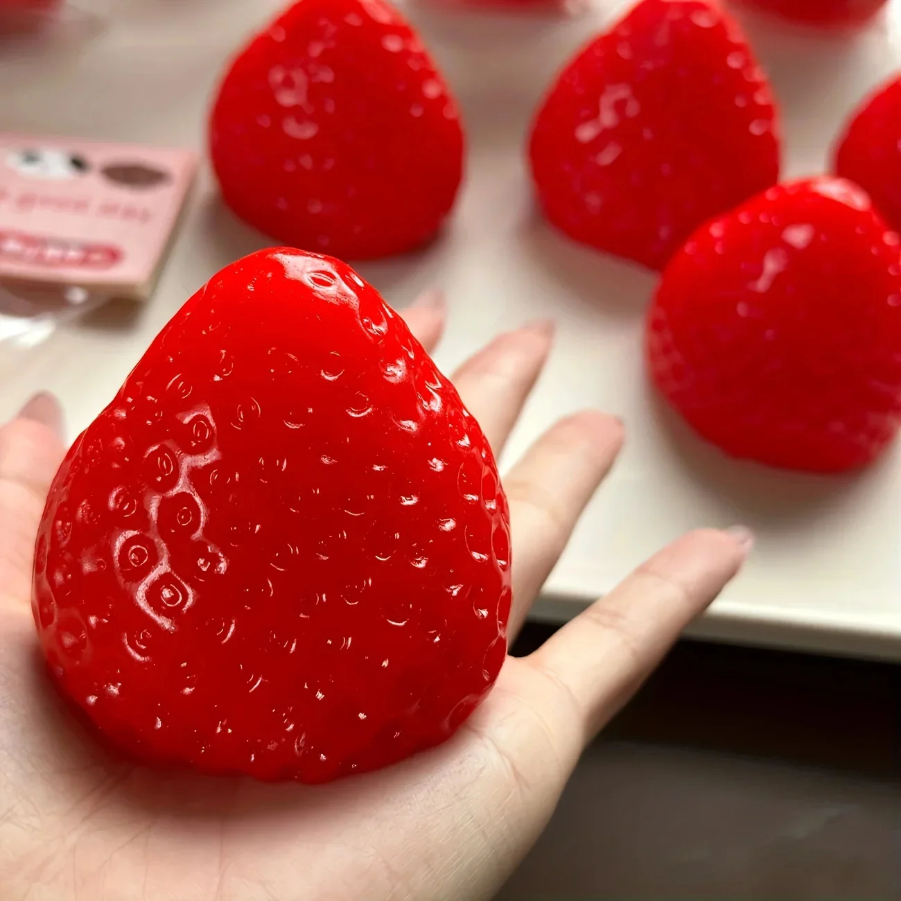 Kids Toys Entertainer - 1Pc Squishy Big Strawberry Squeeze Toy