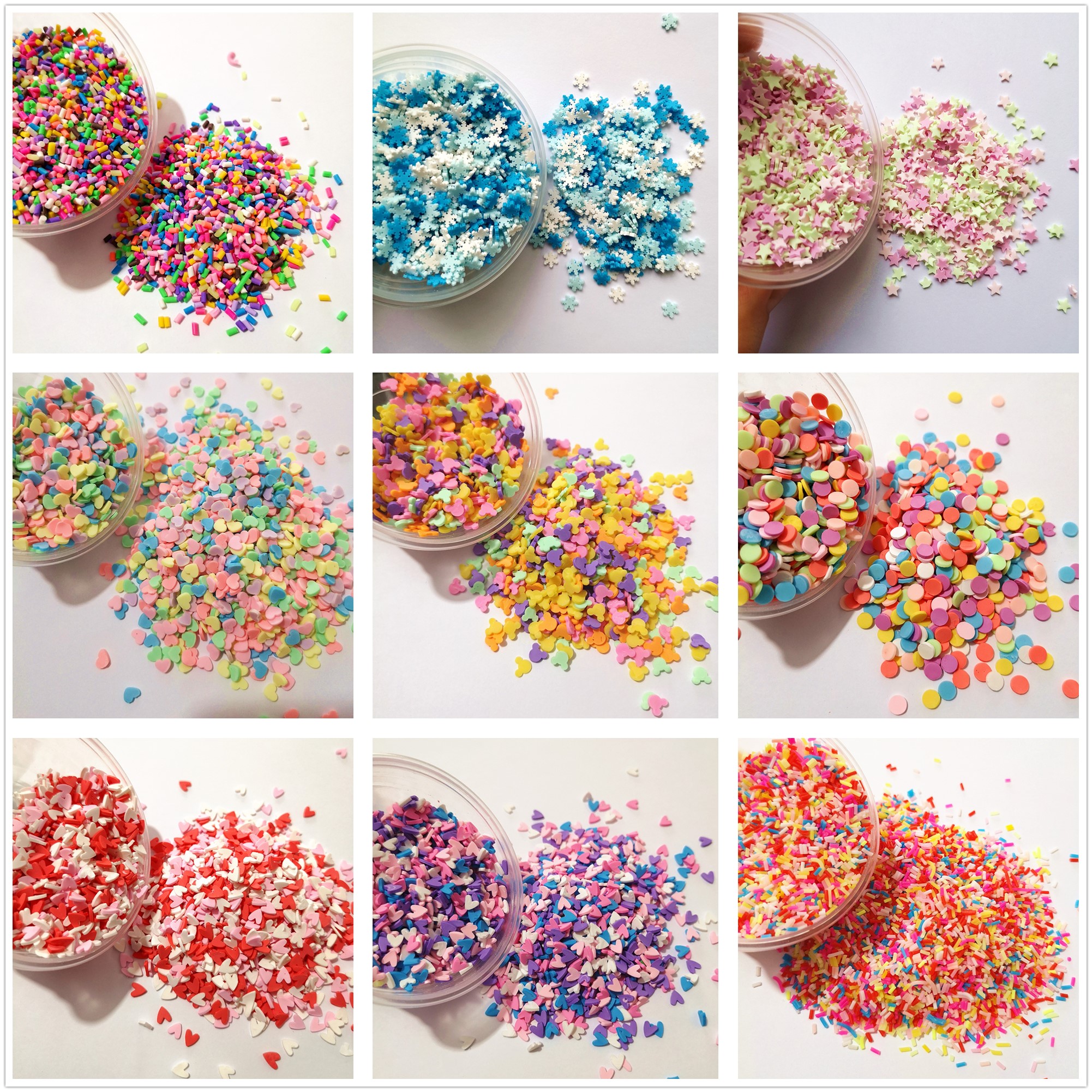 Slime Making Kit - 100g/bag Slime Filler Clay Sprinkles Filler