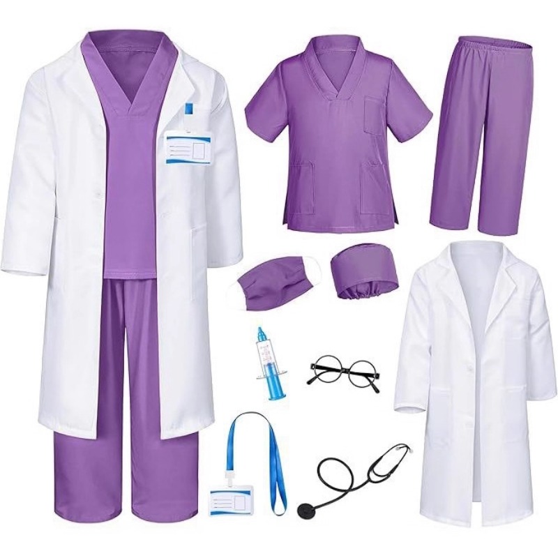Kids Toys Play - Kids Doctor Pretend Play Set White