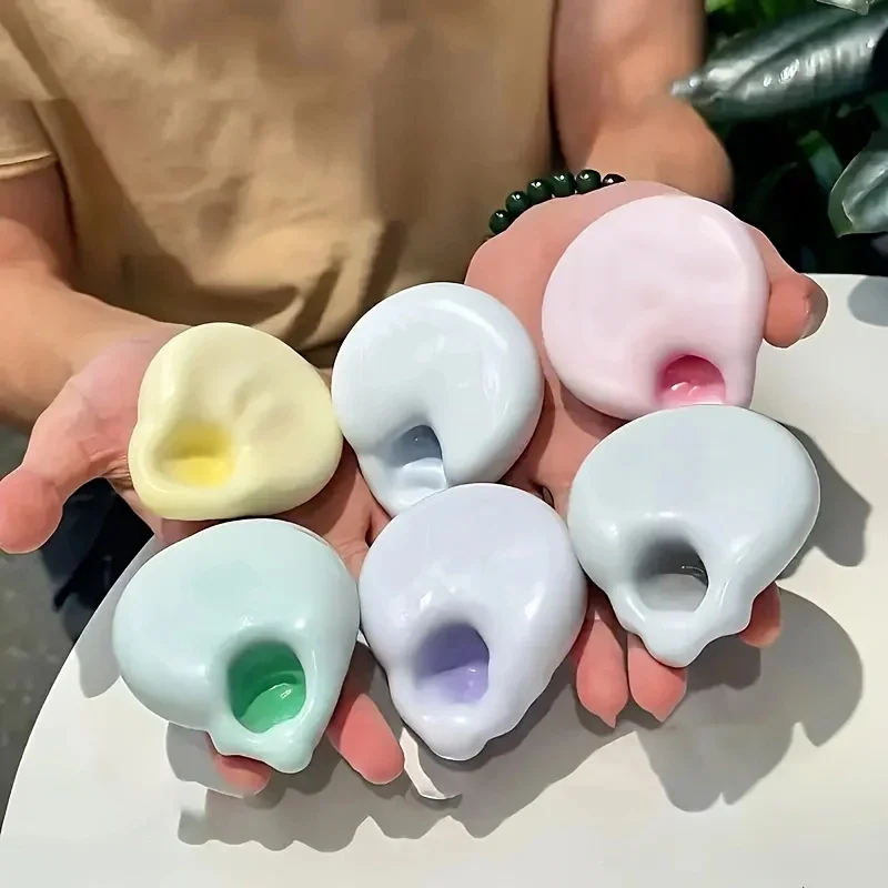 Kids Toys Entertainer - 1Pc Squishy Fluid Ice Skin Jelly