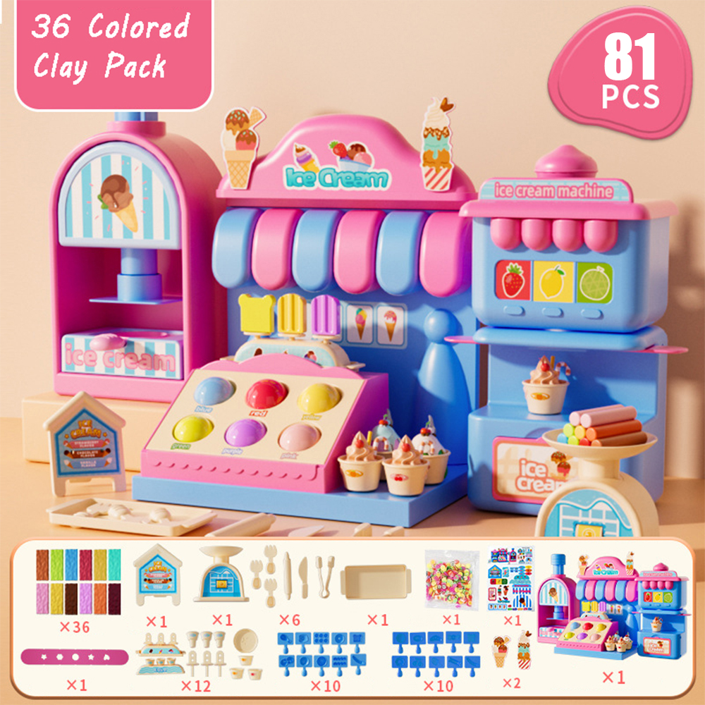 Slime Making Kit - Kids Plasticine Machine Toys DIY Colored