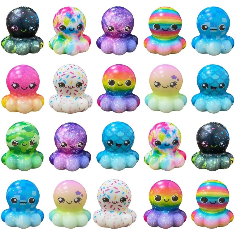Kids Toys Basket - 6/12PCS Octopus Slow Squishy Toys Soft