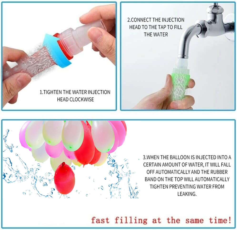 Water Balloons Self Sealing, R - Water Balloon Set avaliação e preço