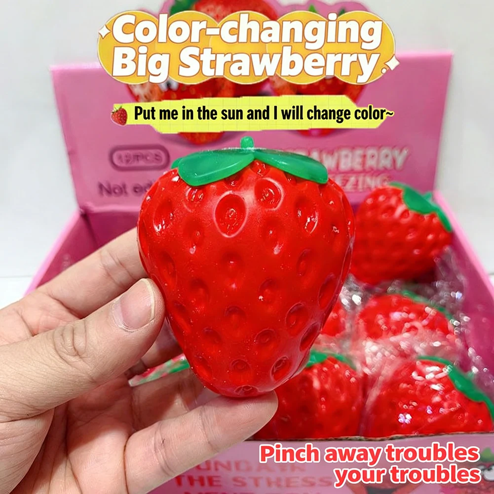 Life-Like Strawberry Squishy S - Kids Toys Car avaliação e preço