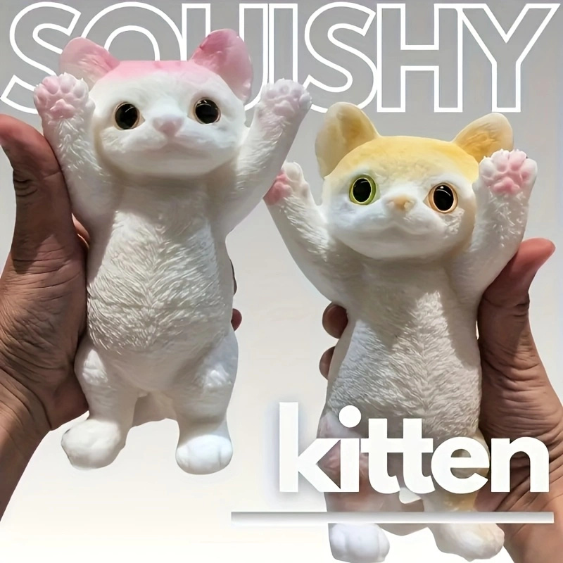 1Pc Squishy Cute Cats Animal S - Kids Toys Entertainer avaliação e preço