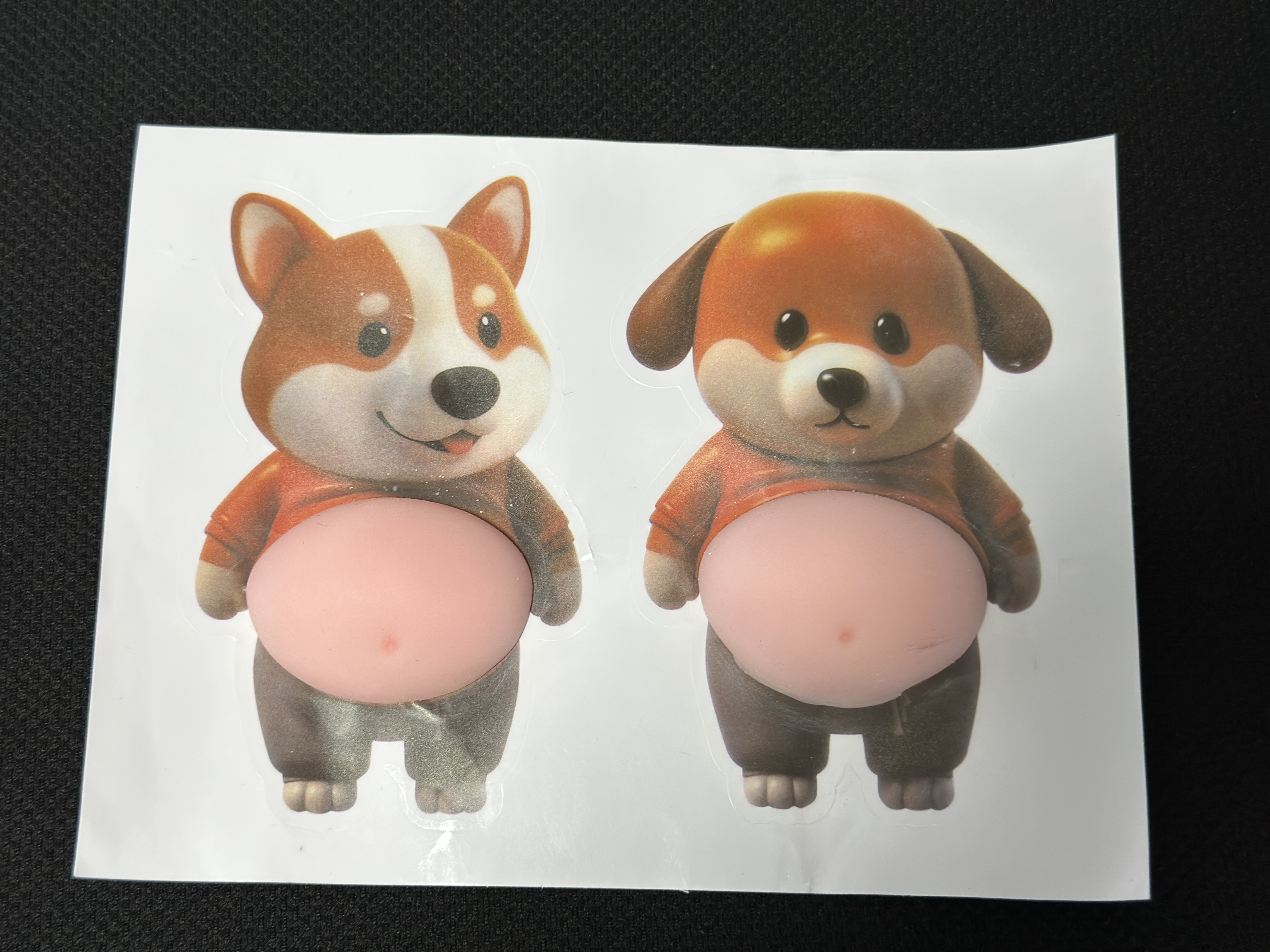 6Pcs 3D Dog & Cat Belly Mochi  - Kids Toys Easter avaliação e preço