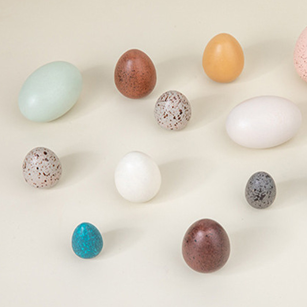 1Set Wooden Fake Eggs for East - Kids Toys Easter avaliação e preço