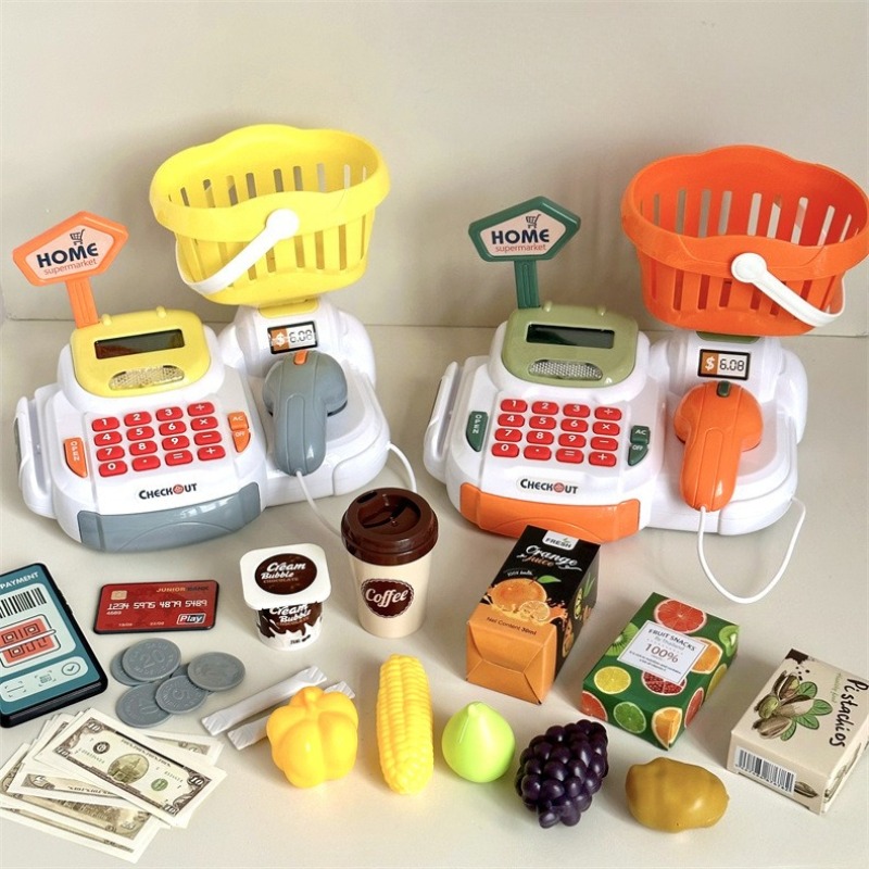 Cashier Toy Cash Register Play - Kids Toys Shop avaliação e preço