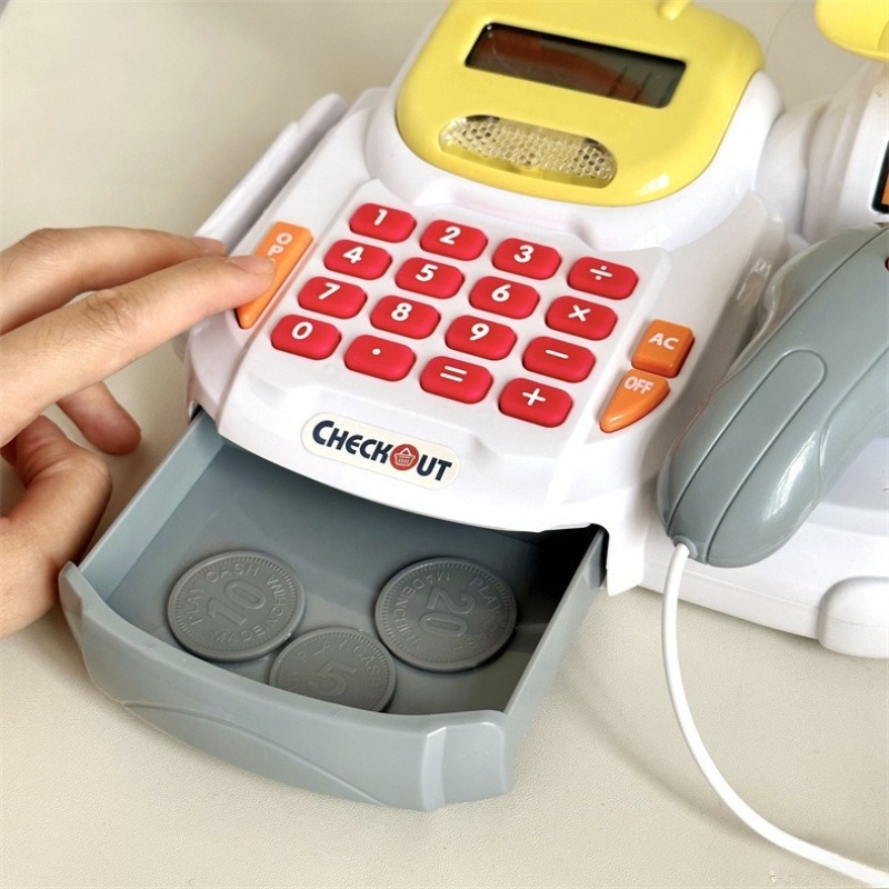 Cashier Toy Cash Register Play - Kids Toys Shop avaliação e preço