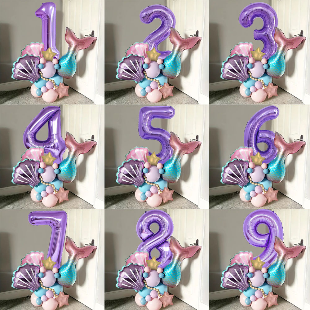 24pcs 1-9th Birthday Mermaid S - Water Balloon Set avaliação e preço