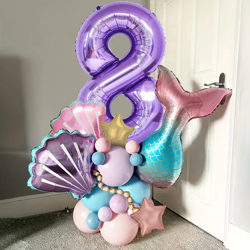 24pcs 1-9th Birthday Mermaid S - Water Balloon Set avaliação e preço