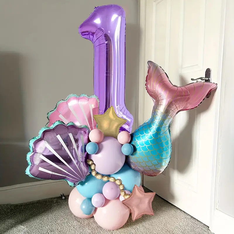 24pcs 1-9th Birthday Mermaid S - Water Balloon Set avaliação e preço