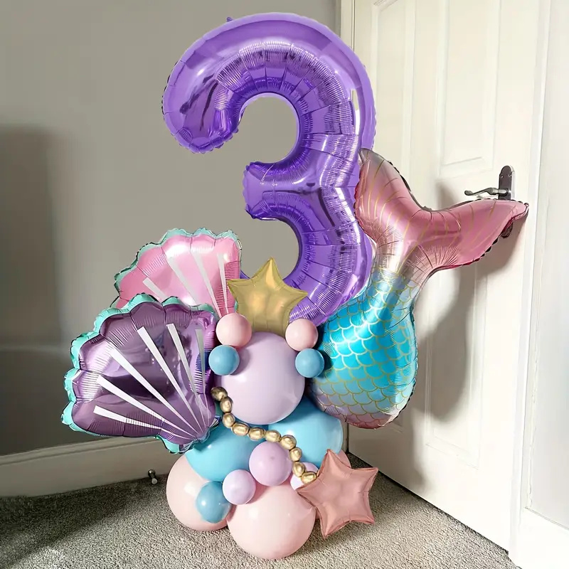 24pcs 1-9th Birthday Mermaid S - Water Balloon Set avaliação e preço