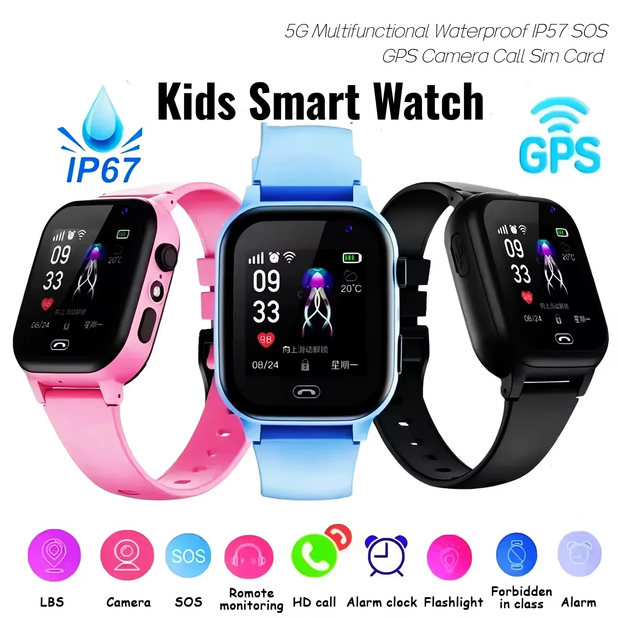 Lenovo Kids Smart Watch 5G GPS - Kids Smartwatch Gps avaliação e preço