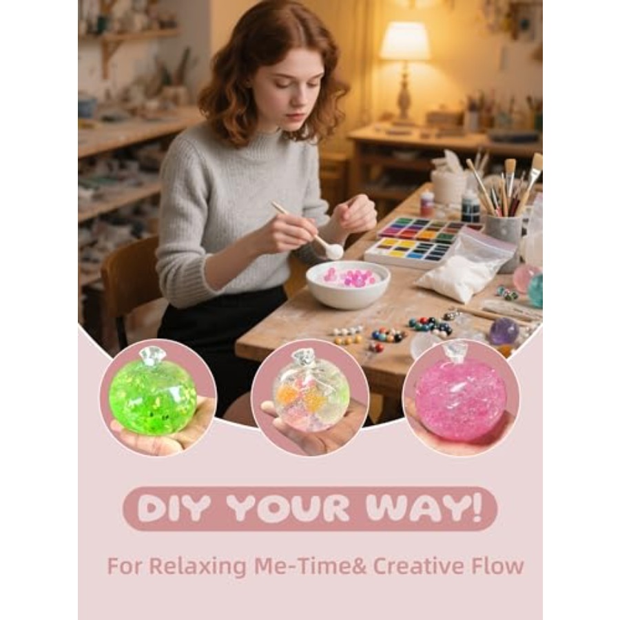 DIY Stress Ball Making Kit-Eas - Slime Making Kit avaliação e preço