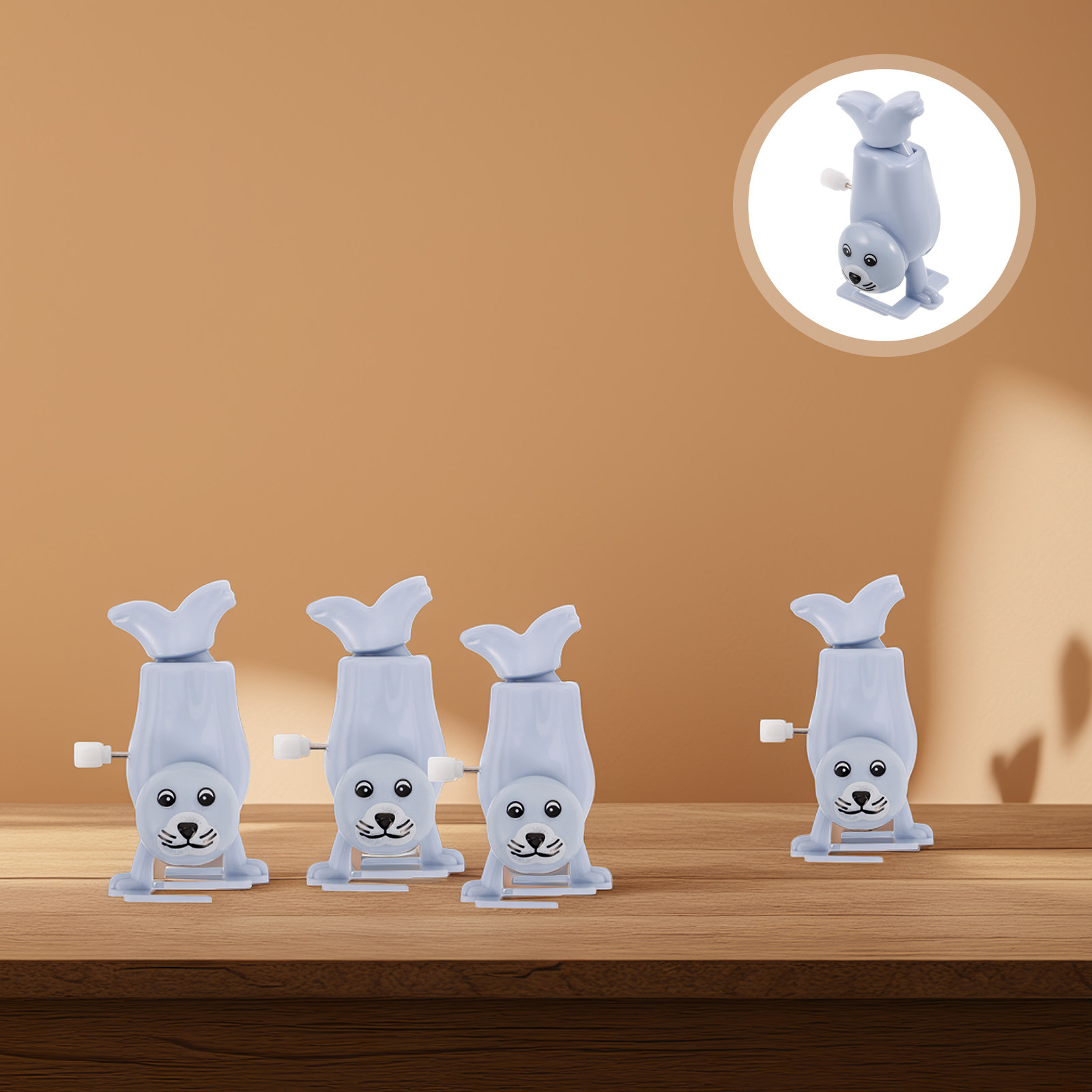 6Pcs Wind Up Seal Clockwork An - Kids Toys Entertainer avaliação e preço