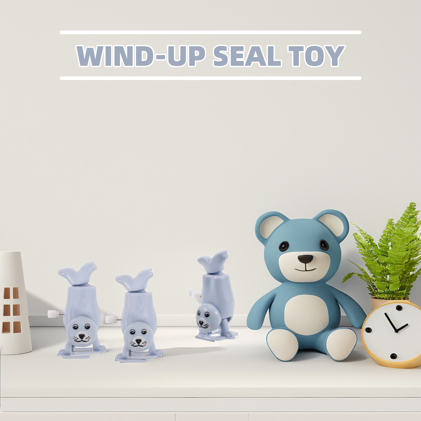 6Pcs Wind Up Seal Clockwork An - Kids Toys Entertainer avaliação e preço