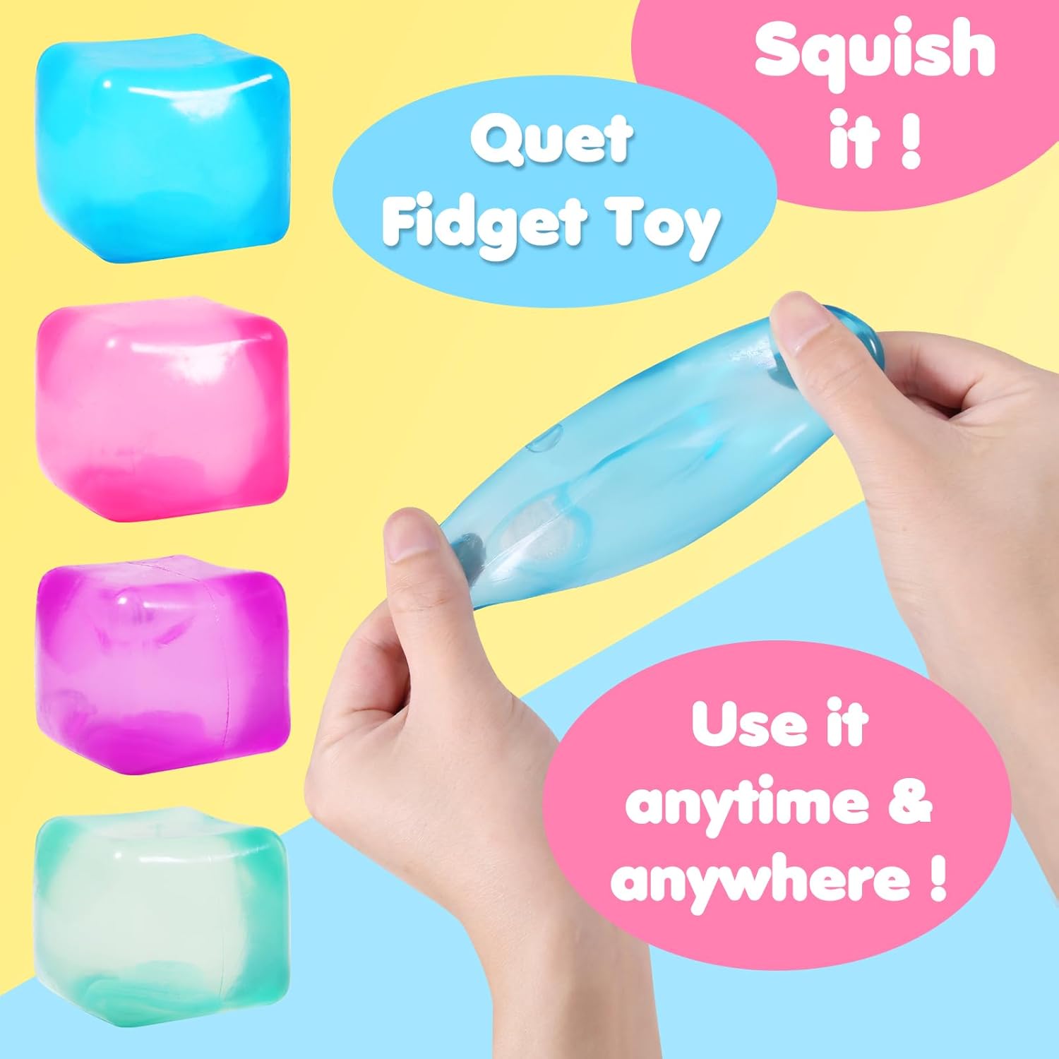 Stress Cube Squishy Stress Bal - Kids' Toys avaliação e preço