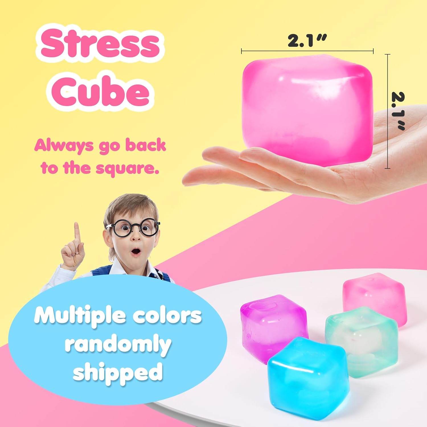 Stress Cube Squishy Stress Bal - Kids' Toys avaliação e preço