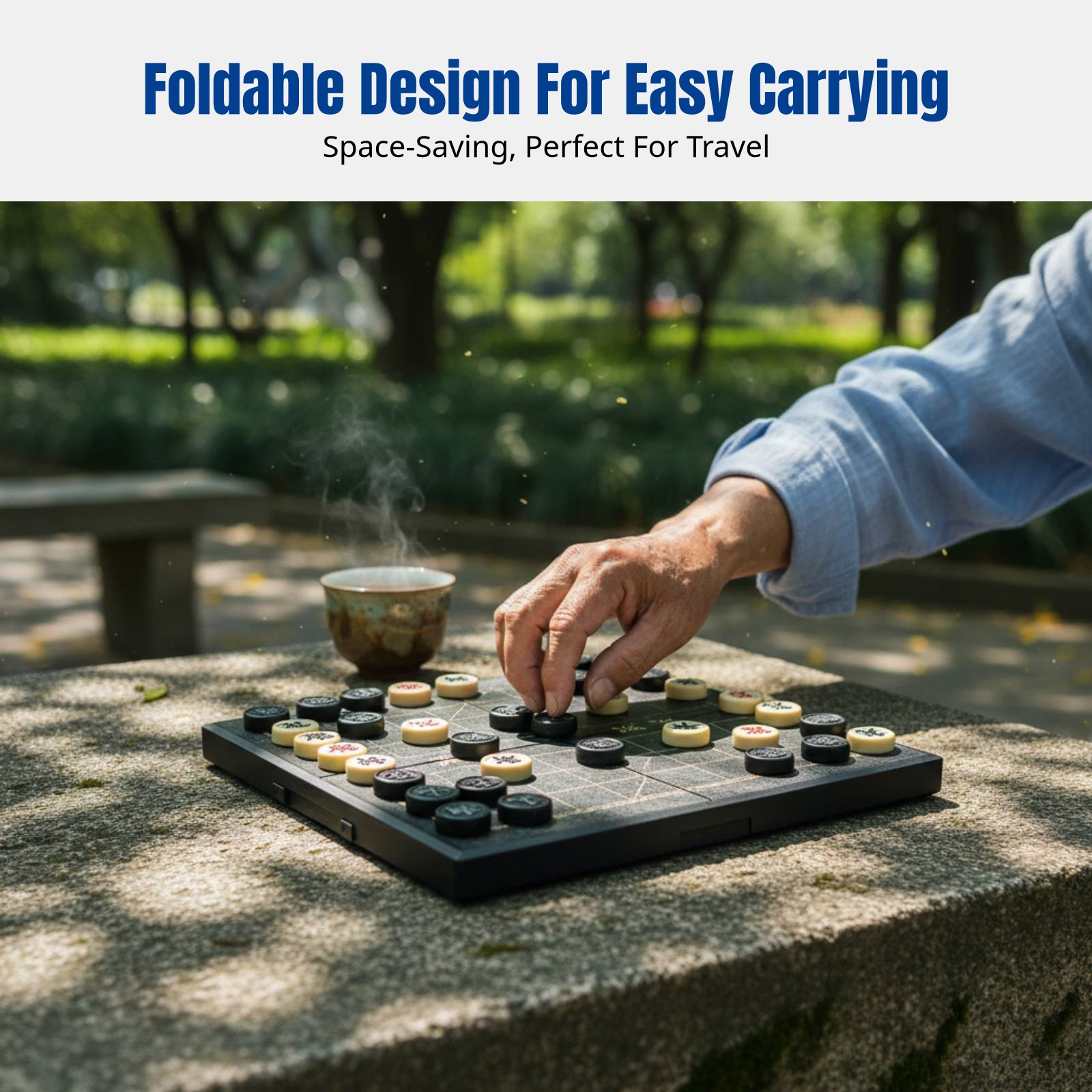 Foldable Chess Set, Multi-Game - Kids Toys And Games avaliação e preço