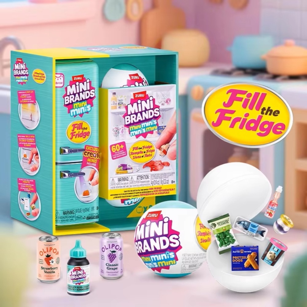 ZURU Mini Brands Refrigerator  - Kids Toys Home avaliação e preço