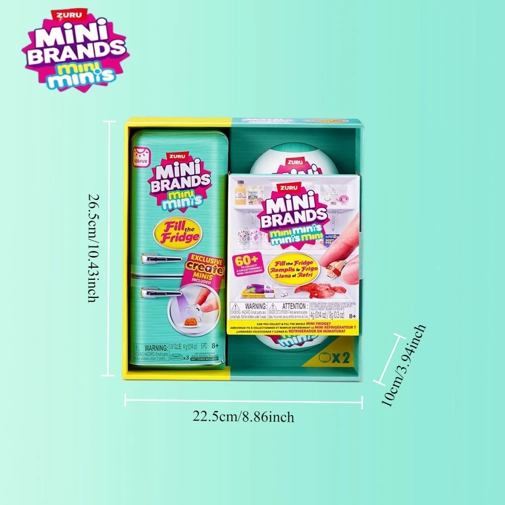 ZURU Mini Brands Refrigerator  - Kids Toys Home avaliação e preço