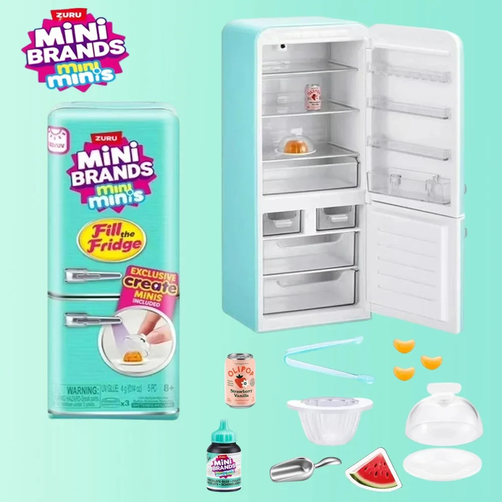 ZURU Mini Brands Refrigerator  - Kids Toys Home avaliação e preço