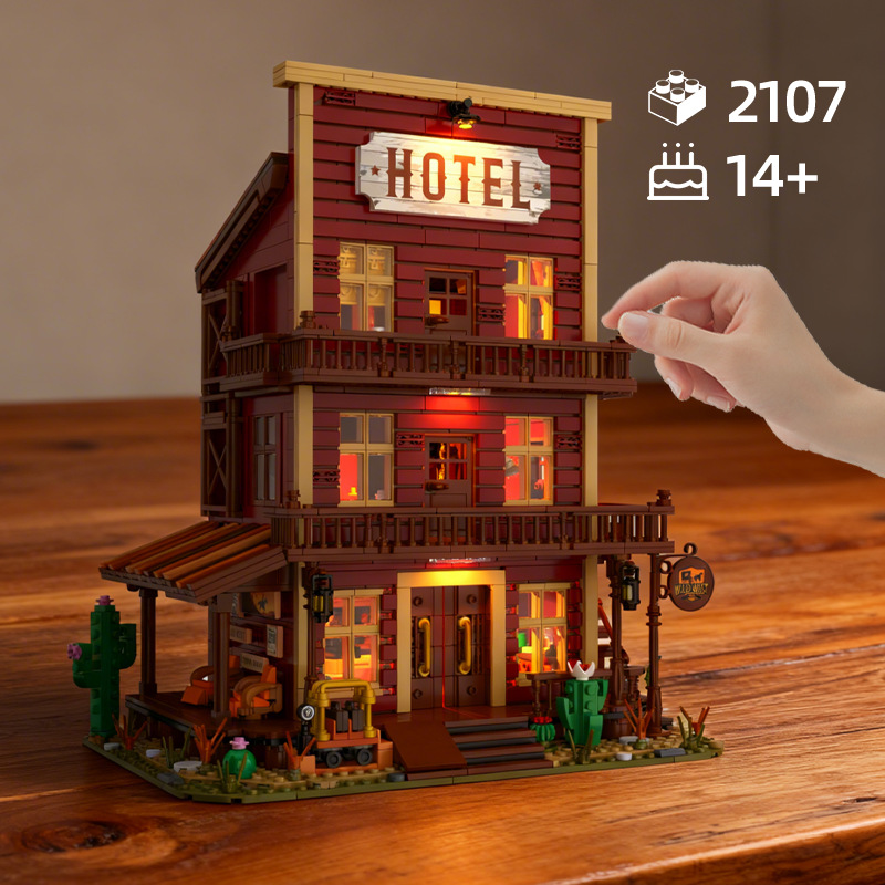 Western Hotel Cartoon Small Pa - Kids Toys Exhibition avaliação e preço