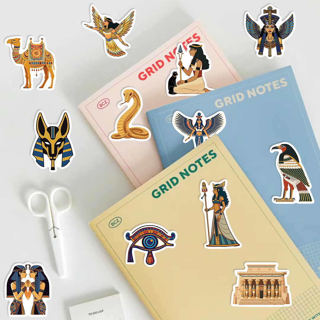 50PCS Ancient Egypt Stickers W - Kids Toys Egypt avaliação e preço
