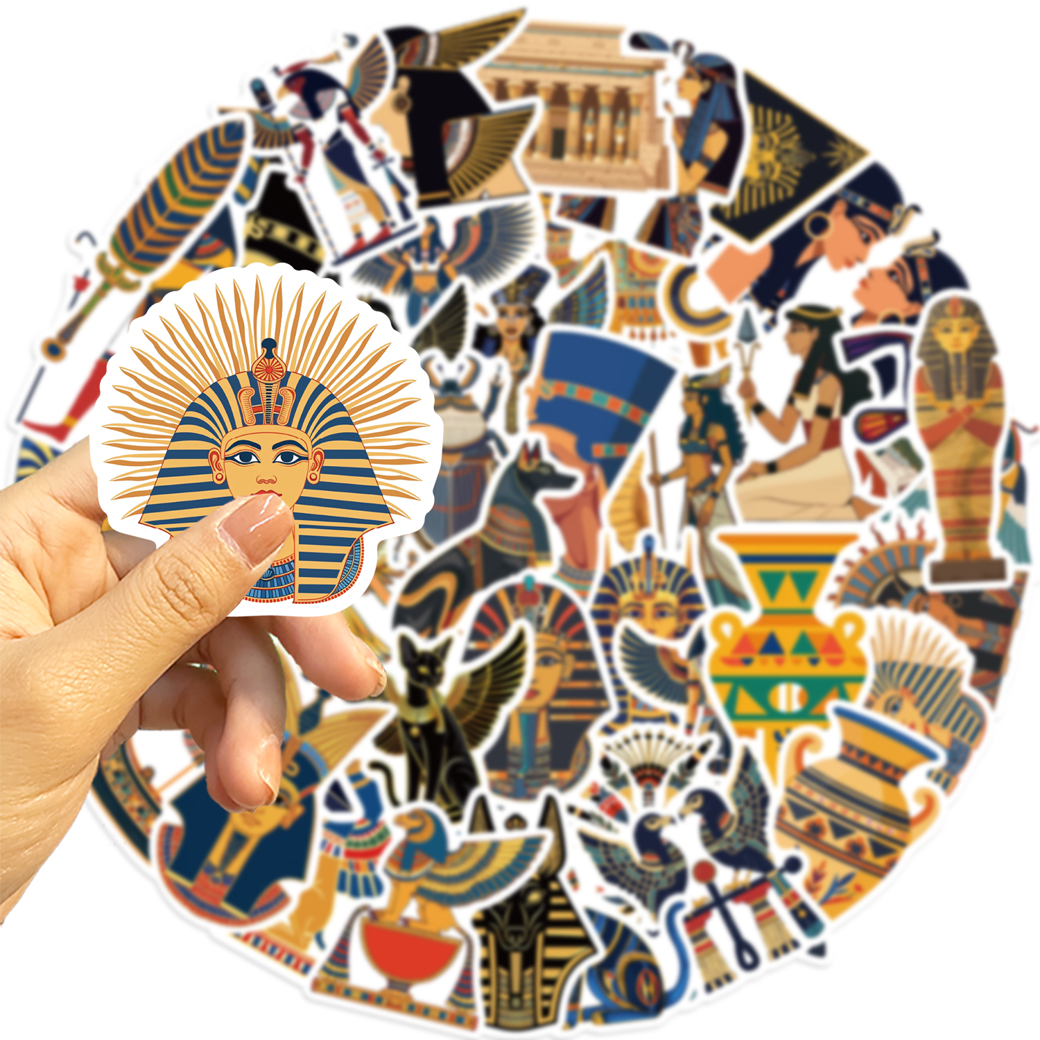 50PCS Ancient Egypt Stickers W - Kids Toys Egypt avaliação e preço