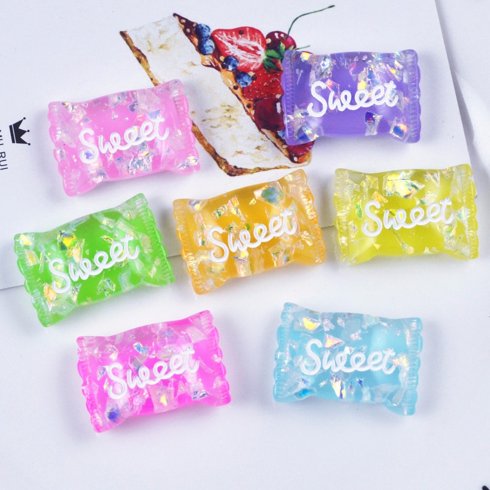 10PCS Slime Charms Candy Sweet - Slime Making Kit avaliação e preço