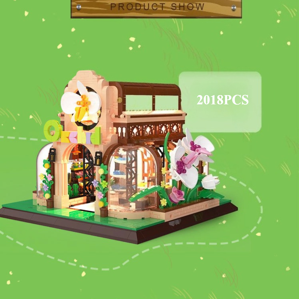 MOC Botanical Garden Orchid Fl - Kids Toys Exhibition avaliação e preço