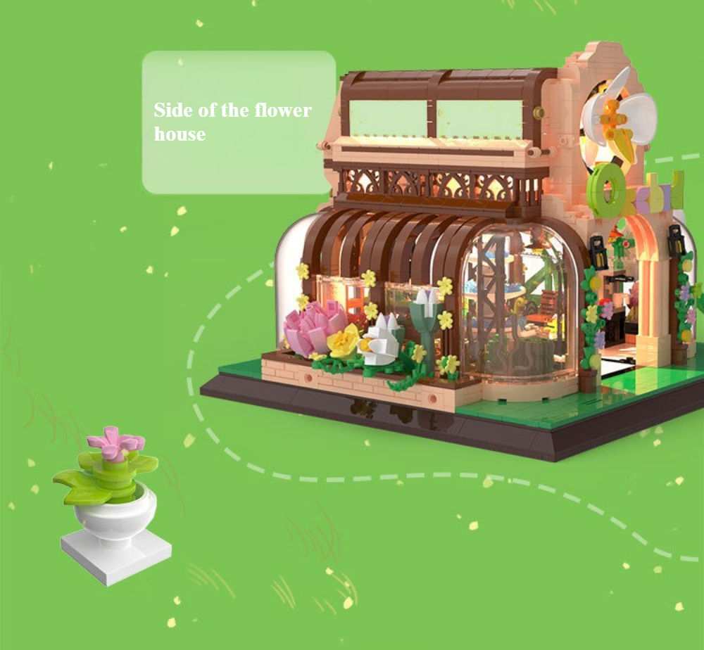 MOC Botanical Garden Orchid Fl - Kids Toys Exhibition avaliação e preço