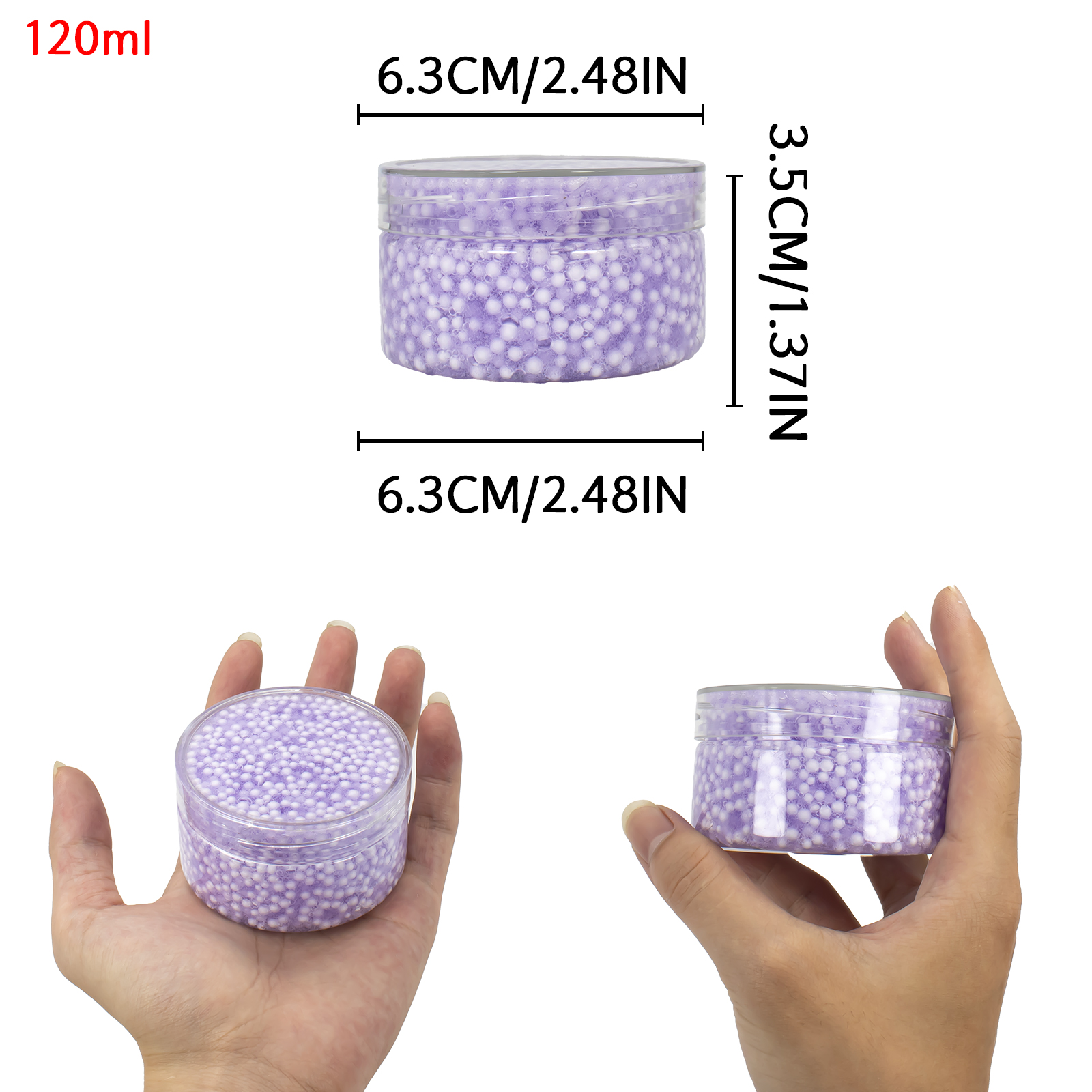 120ml Foam Balls Crystal Slime - Slime Making Kit avaliação e preço