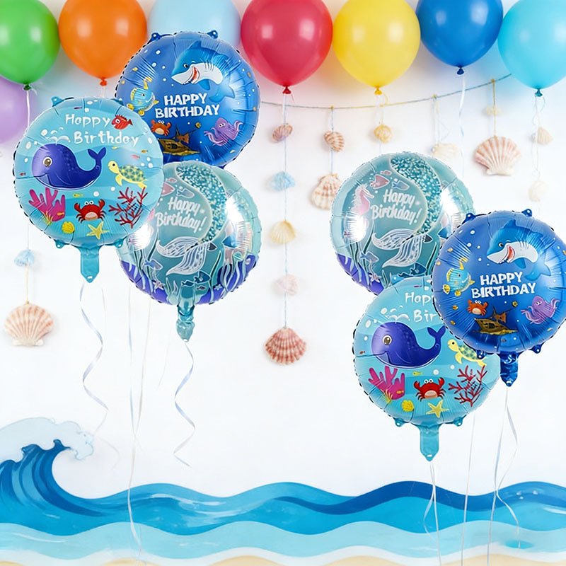 6pcs Ocean Theme Party Balloon - Water Balloon Set avaliação e preço
