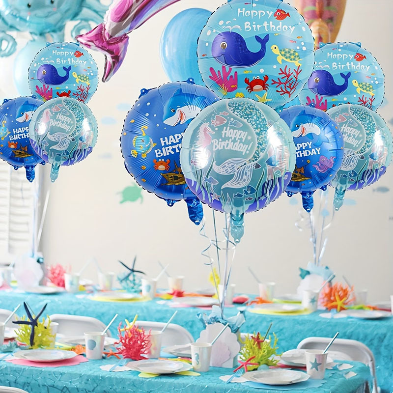6pcs Ocean Theme Party Balloon - Water Balloon Set avaliação e preço