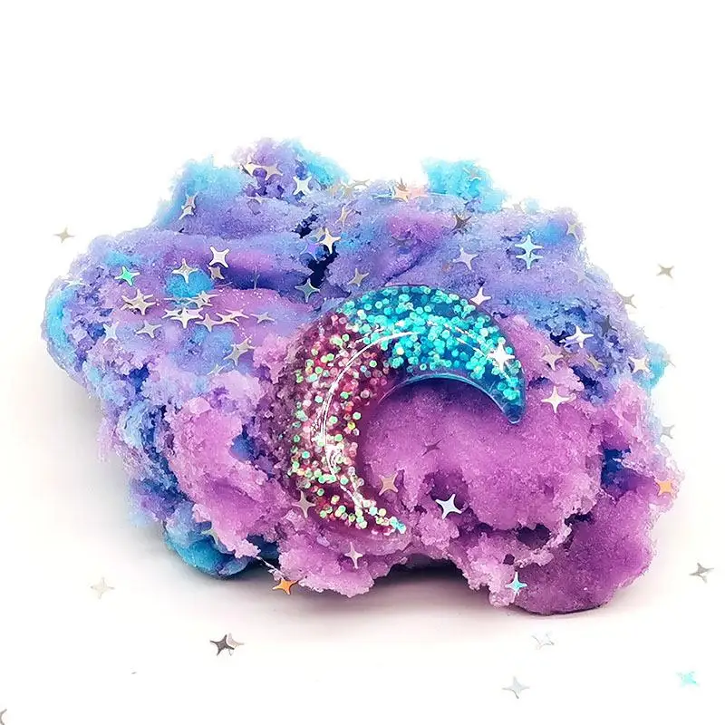 1 Set 60ml Moon Snowflake Mud  - Slime Making Kit avaliação e preço