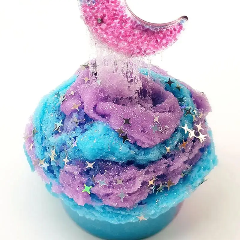 1 Set 60ml Moon Snowflake Mud  - Slime Making Kit avaliação e preço