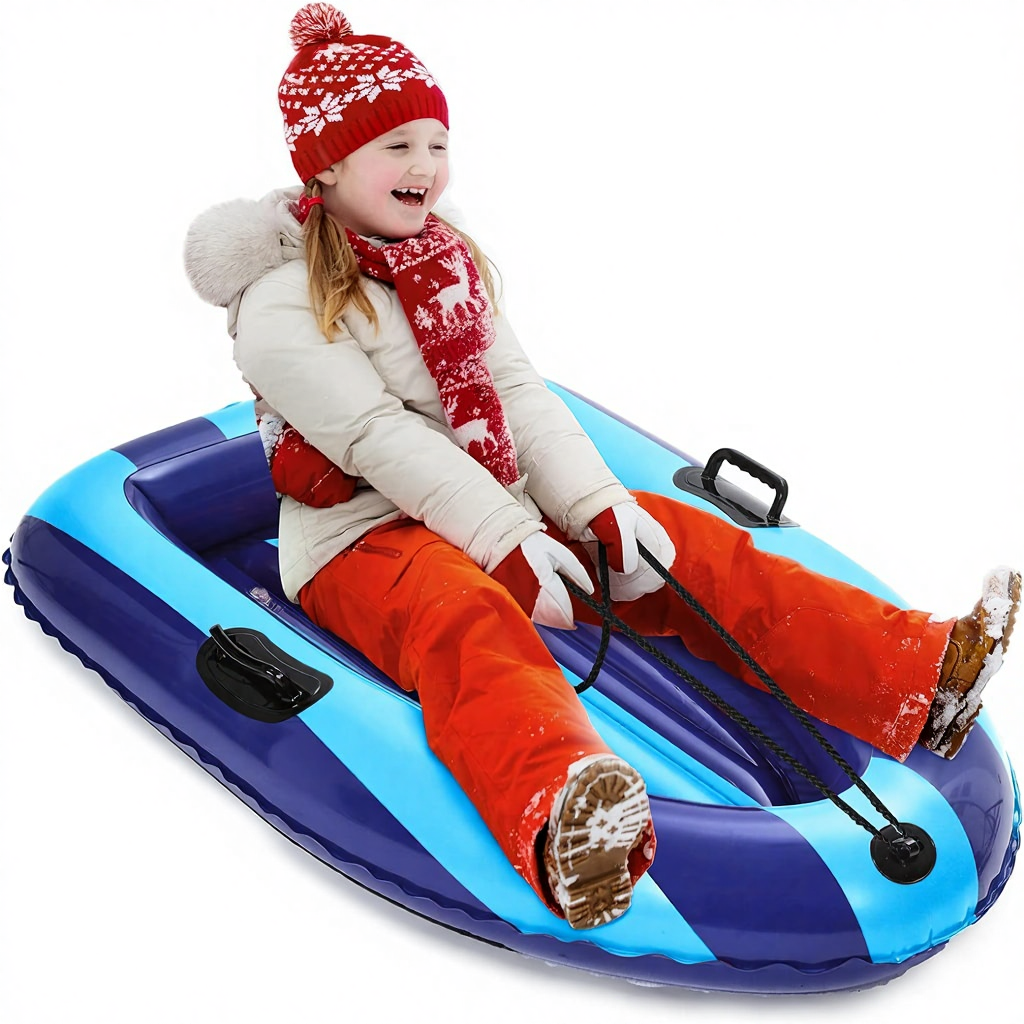 QPAU Inflatable PVC Snow Sled  - Kids' Toys avaliação e preço