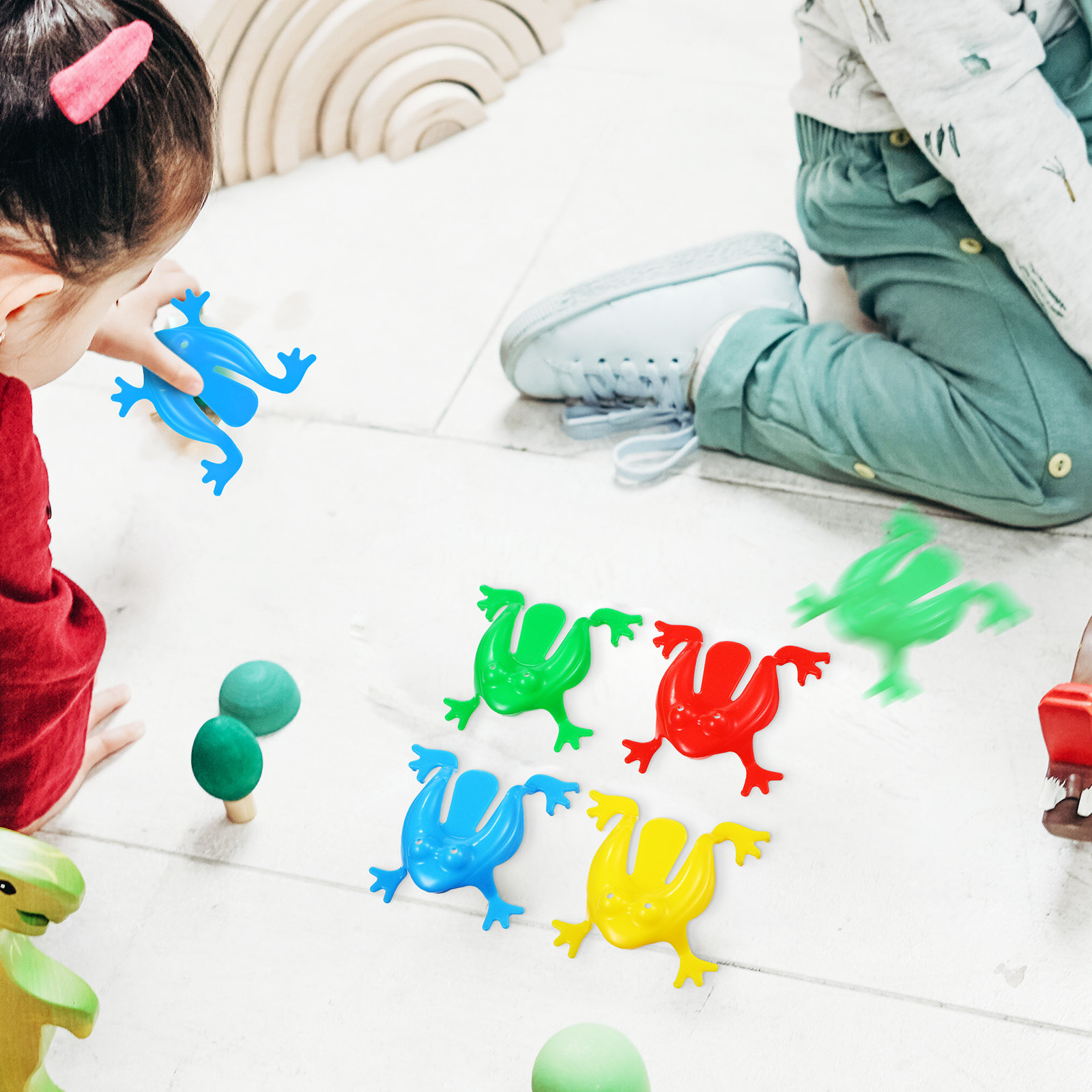 16Pcs Jumping Frogs Assorted C - Kids Toys Entertainer avaliação e preço
