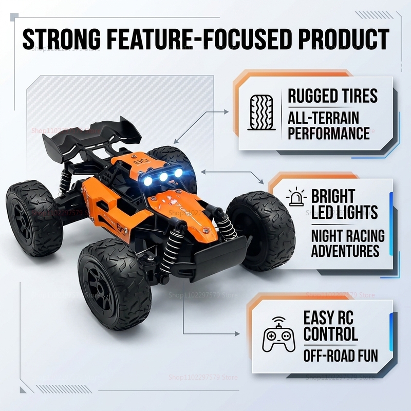 Alloy RC Car 1:32 Scale 2WD 2. - Kid Toys And More avaliação e preço