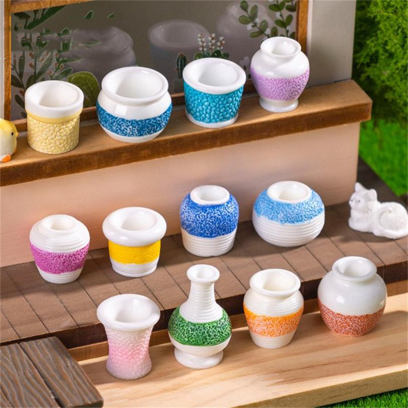 [JN] 5 PCS Cute Dollhouse Mini - Kids Toys Home avaliação e preço
