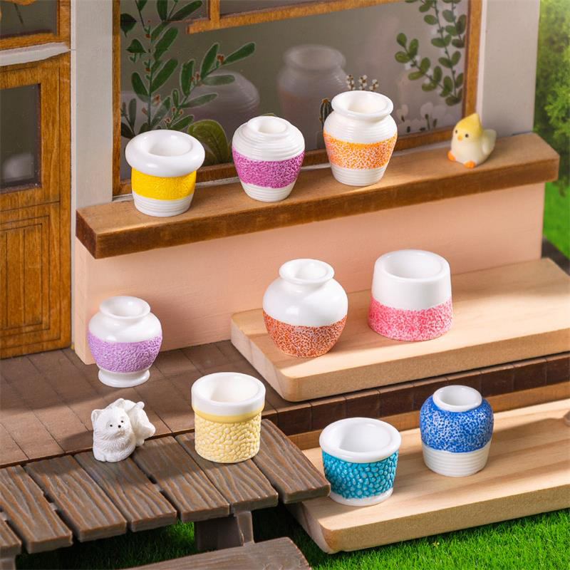 [JN] 5 PCS Cute Dollhouse Mini - Kids Toys Home avaliação e preço