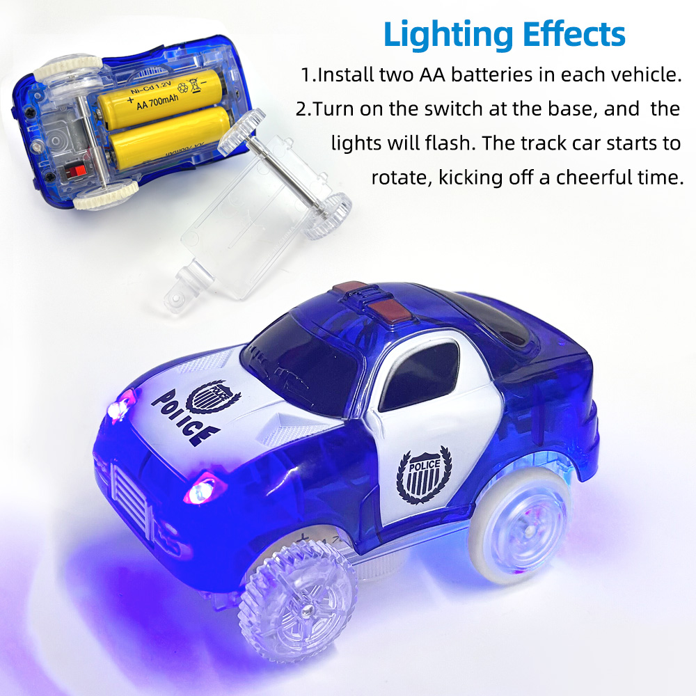 Magic Glowing Race Cars, Polic - Kids Toys Jeep avaliação e preço