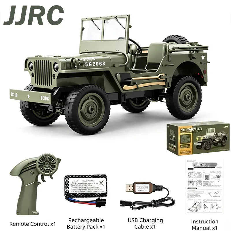 JJRC 1:10 C8815 Rc Car WILLYS  - Kids Toys Jeep avaliação e preço