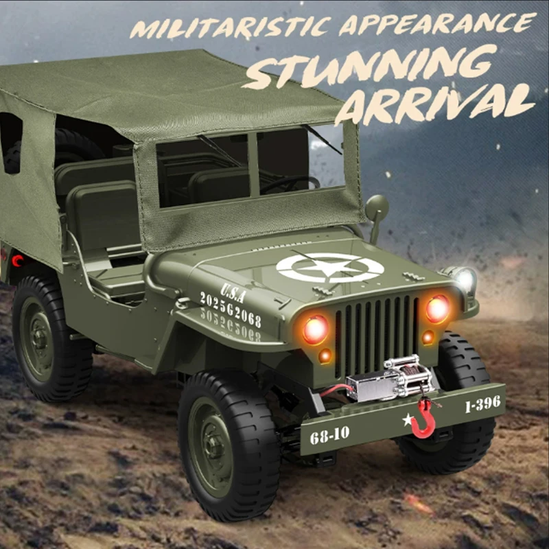 JJRC 1:10 C8815 Rc Car WILLYS  - Kids Toys Jeep avaliação e preço